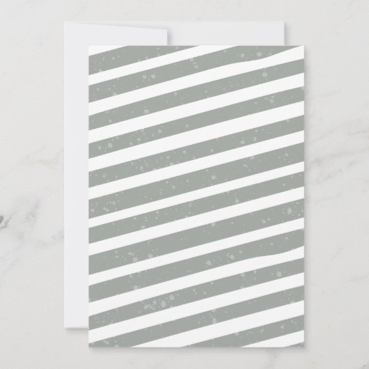 Waterverf Floral Vrijgezellenfeest Modern Kaart (Achterkant)