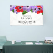 Waterverf Floral Vrijgezellenfeest Welkomstbanner Spandoek (Beurs)