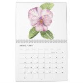 Waterverf Floral Wall Agenda Kalender (Jan 2027)