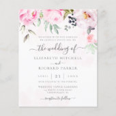 Waterverf Floral Weddenschap (Voorkant)