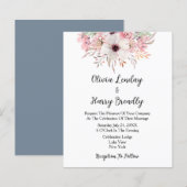 Waterverf Floral Weddenschap (Voorkant / Achterkant)