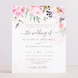 Waterverf Floral Weddenschap