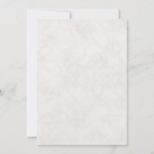 Waterverf Floral Weddenschap Wispy Pink Kaart (Achterkant)