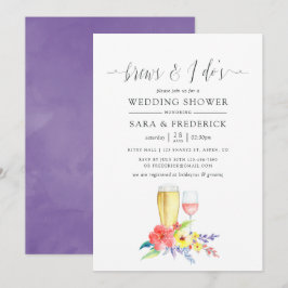 Waterverf Floral Weddenschappen voor de i Dos Kaart