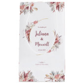 Waterverf Floral Wedding Bedankt Klein Cadeauzakje (Voorkant)