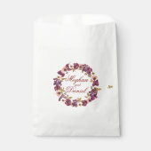 Waterverf Floral Wedding Bedankzakje (Voorkant)