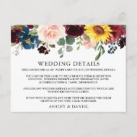 Waterverf Floral Wedding Details
