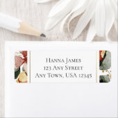 Waterverf Floral Wedding Etiket (Insitu)