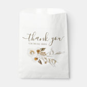 Waterverf Floral Wedding Favor Bags Bedankzakje (Voorkant)