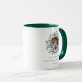 Waterverf Floral Wedding Foto Mok (Voorkant rechts)