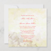 Waterverf Floral Wedding Garden Breeze Kaart (Achterkant)