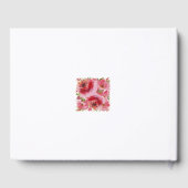 Waterverf Floral Wedding Gastenboek (Achterkant)