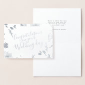 Waterverf Floral Wedding Gefeliciteerd Folie Kaarten (Display)