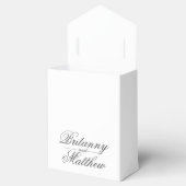 Waterverf Floral Wedding Hartelijk dank Bedankdoosjes (Geopend)