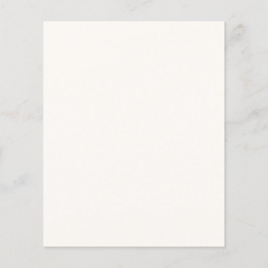 Waterverf Floral Wedding Invite budget Rustige (Achterkant)