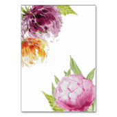 Waterverf Floral Wedding Kaart (Achterkant)