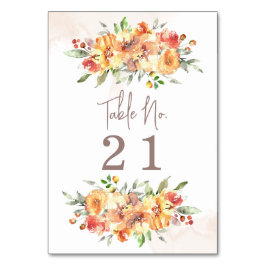 Waterverf Floral Wedding Kaart