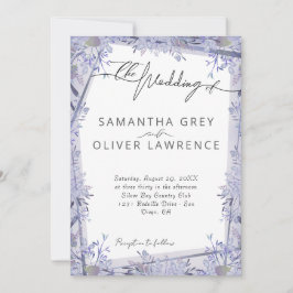 Waterverf Floral Wedding Kaart