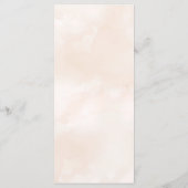 Waterverf Floral Wedding Menu (Achterkant)