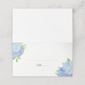 Waterverf Floral Wedding Plaatskaartje (Buitenkant ongevouwen)