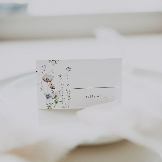 Waterverf Floral Wedding Place Cards Plaatskaartje