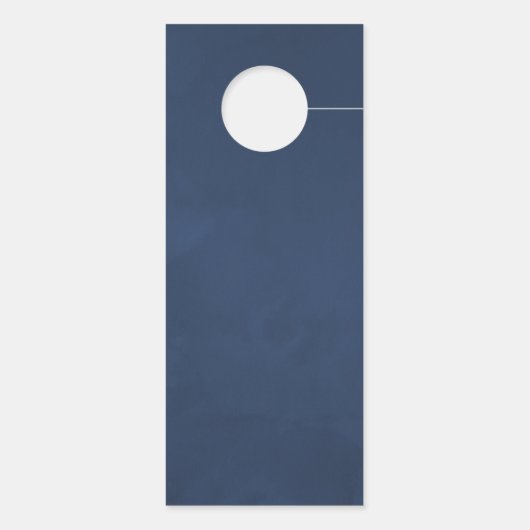 Waterverf Floral Wedding Plum en Navy Deurhanger (Achterkant)