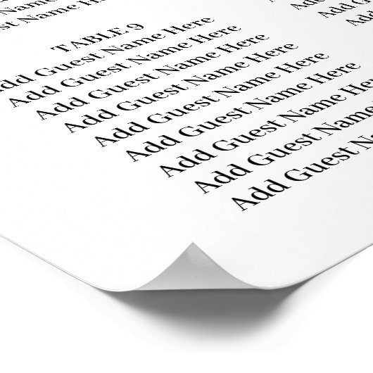 Waterverf Floral Wedding Poster zomertuin (Hoek)