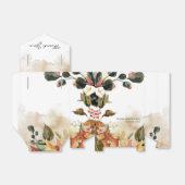 Waterverf Floral Wedding Rustic Wedding Fa Bedankdoosjes (Uitgevouwen)