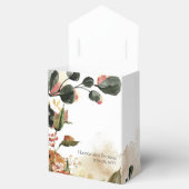 Waterverf Floral Wedding Rustic Wedding Fa Bedankdoosjes (Geopend)