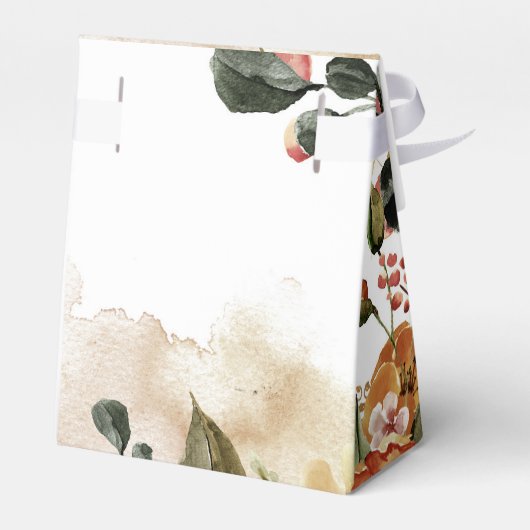 Waterverf Floral Wedding Rustic Wedding Fa Bedankdoosjes (Achterkant)