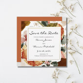 Waterverf Floral Wedding Save The Date