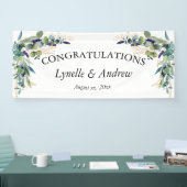 Waterverf Floral Wedding Spandoek (Beurs)