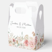 Waterverf Floral Wedding Summer Garden Bedankdoosjes (Geopend)