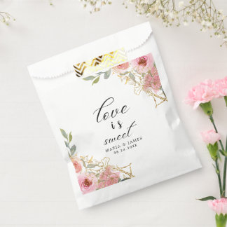 Waterverf Floral Wedding Summer Garden Bedankzakje