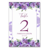 Waterverf Floral Wedding Summer Garden Kaart (Achterkant)