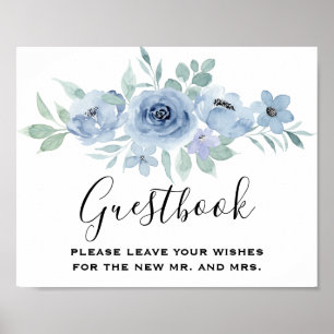 Waterverf Floral Wedding Summer Garden Poster