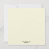 Waterverf Floral Wedding Uitnodiging (Achterkant)