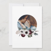 Waterverf Floral Wedding Uitnodiging (Achterkant)