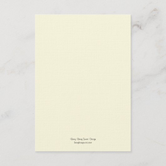 Waterverf Floral Wedding Uitnodiging Informatiekaartje (Achterkant)