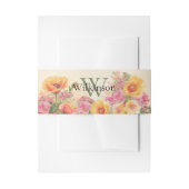 Waterverf Floral Wedding Uitnodigingen Wikkel (Voorkant Voorbeeld)