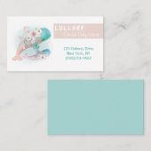 Waterverf Floral Whales Visitekaartje (Voorkant / Achterkant)