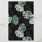 Waterverf Floral Wild Zebra Safari Wedding Menus (Achterkant)