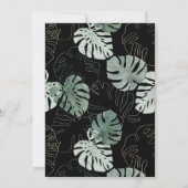 Waterverf Floral Wild Zebra Twenty 20th Birthday Kaart (Achterkant)