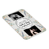 Waterverf Floral Wildflower Spring Save the Date Magneet (Rechterzijde)