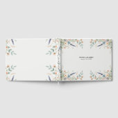 Waterverf Floral Wildflower Spring Wedding Gastenboek (Volledig)