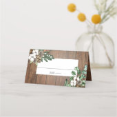 Waterverf Floral Winter Wedding Plaatskaartje (Voorkant)