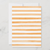 Waterverf Floral Woodland Fox Verjaardagsfeest Kaart (Achterkant)