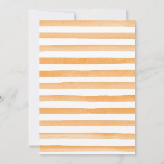 Waterverf Floral Woodland Fox Verjaardagsfeest Kaart (Achterkant)