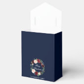 Waterverf Floral Wreath Merry Kerstbow Bedankdoosjes (Geopend)