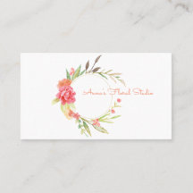 Waterverf Floral Wreath